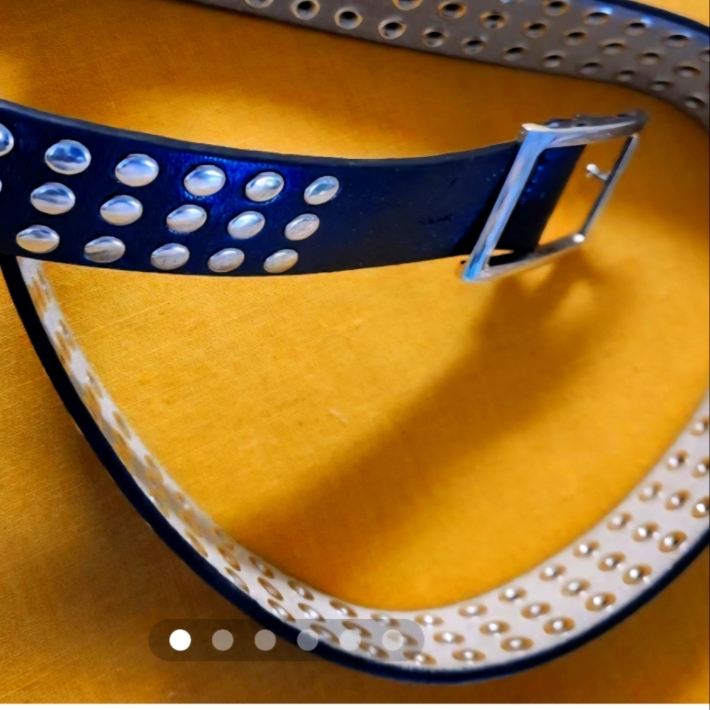Stylish Black and Silver Women's Belt